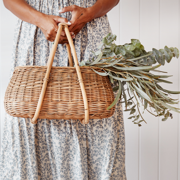 Olli Ella MOSEY RATTAN BASKET