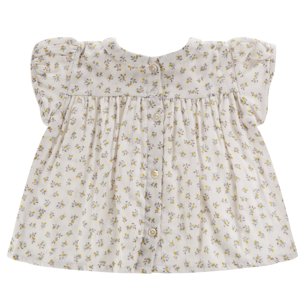 Juno Top Tiny Buttercup Floral