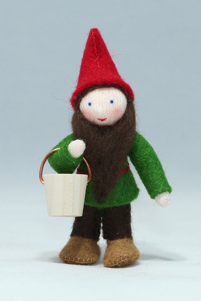 Forest Gnome with Bucket
