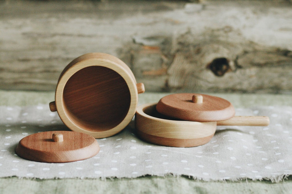 Wooden Pot and Pan