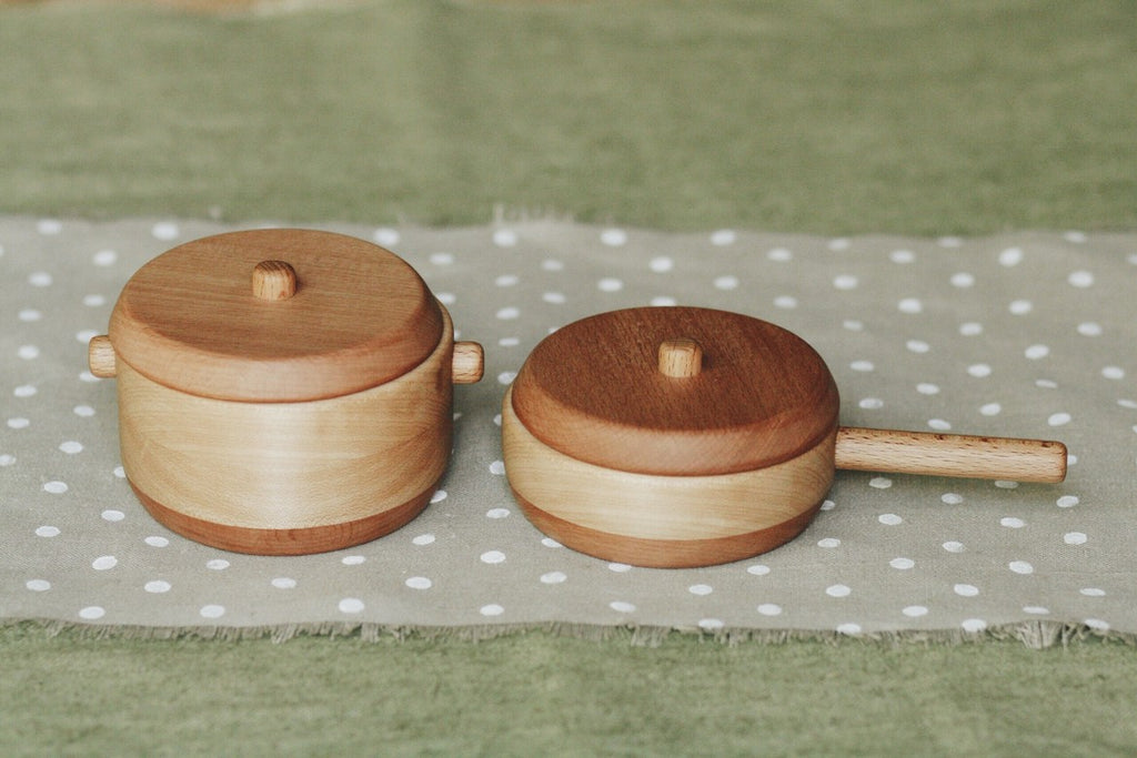 Wooden Pot and Pan