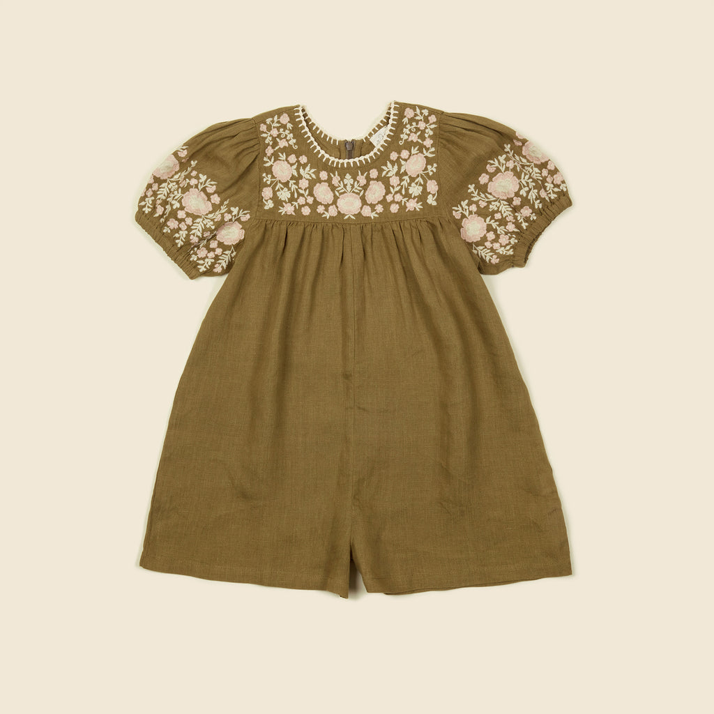 Bess Playsuit - Olive