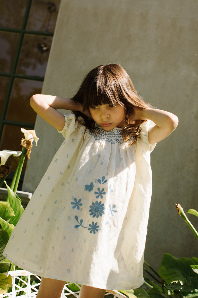 人気の店 美品 apolina ペイズリードレス Pernille dress 3-5y