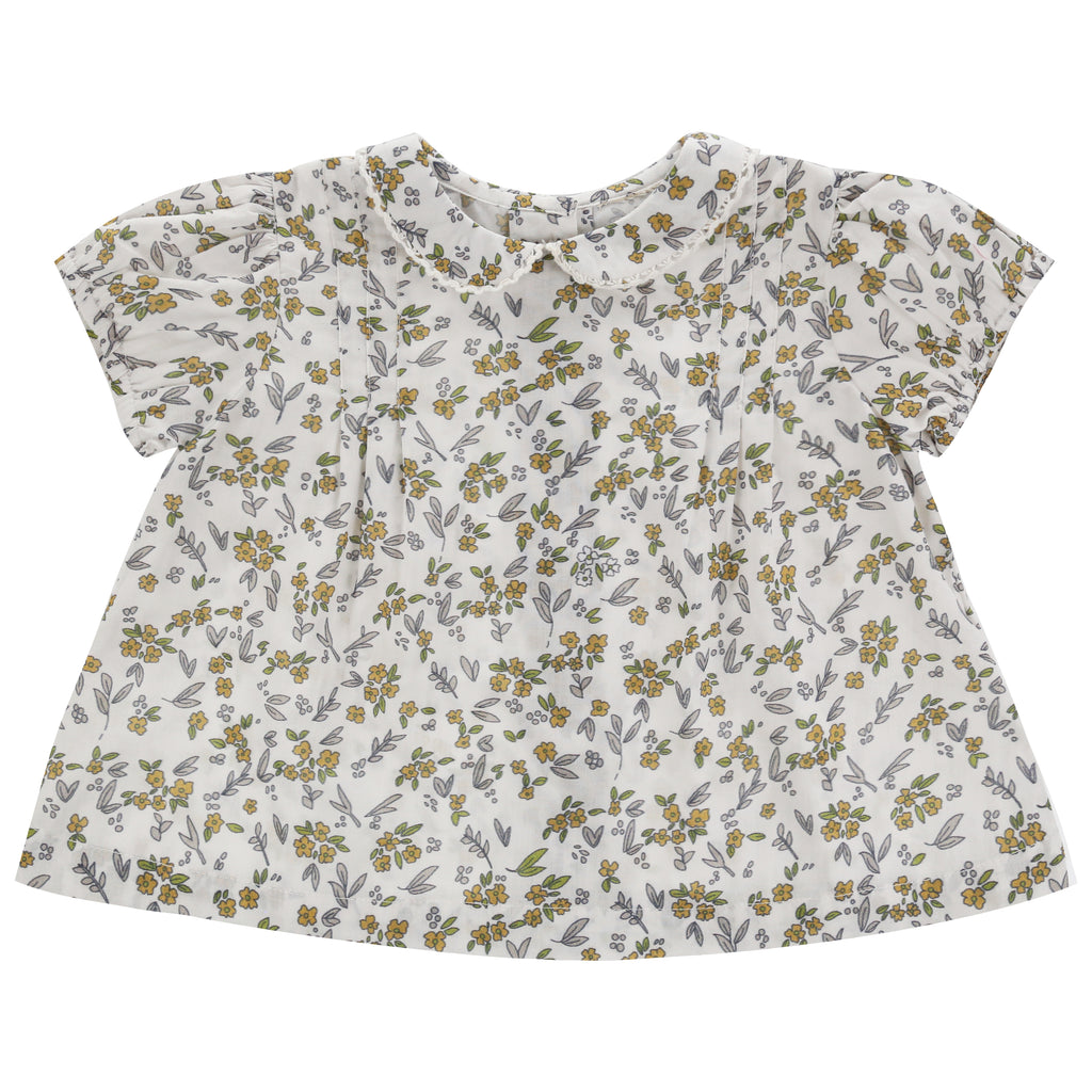 Mable Blouse Yellow Meadow Floral