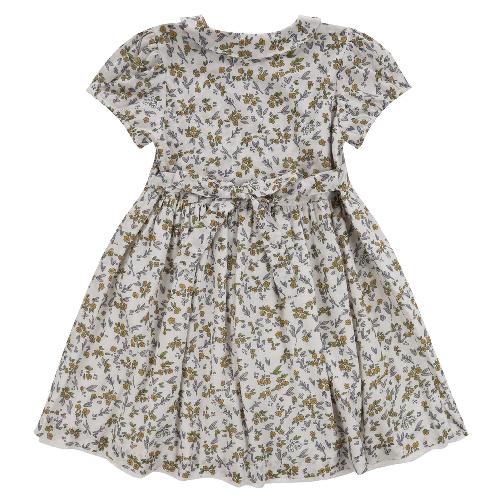 Audrey Dress Yellow Meadow Floral