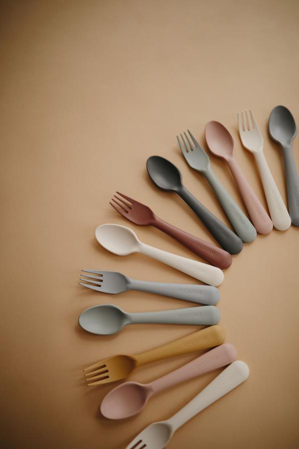 Fork and Spoon Set Ivory