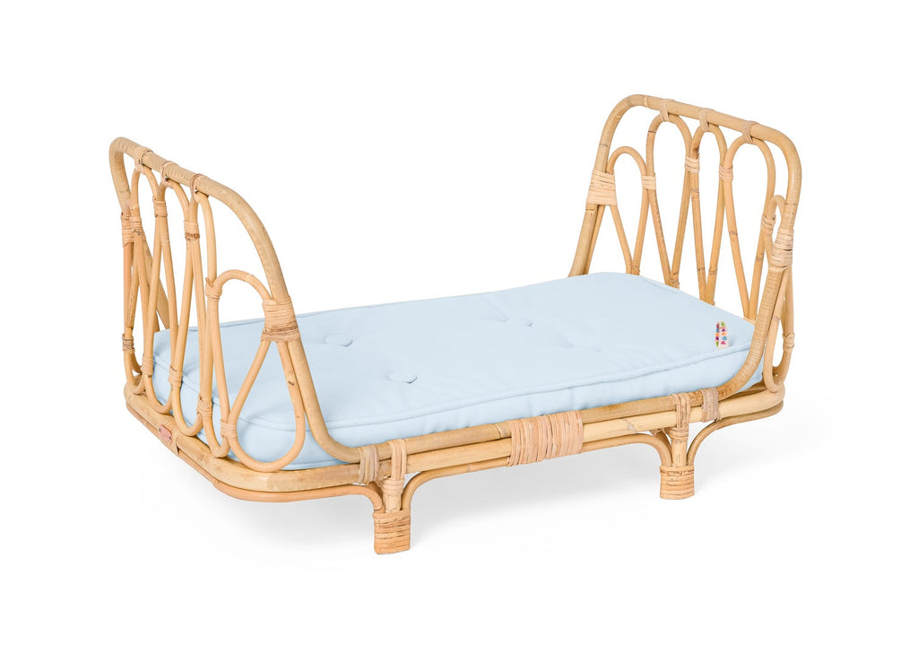 Rattan Day Bed Blue Last One