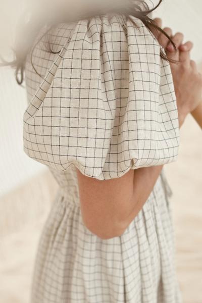 Kalpe Dress - Natural Checked