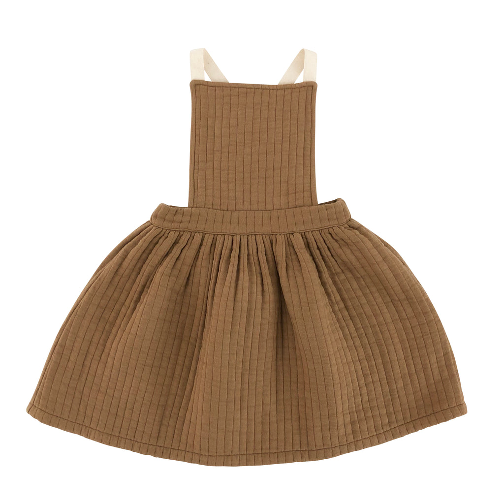 Quilted Apron in Camel