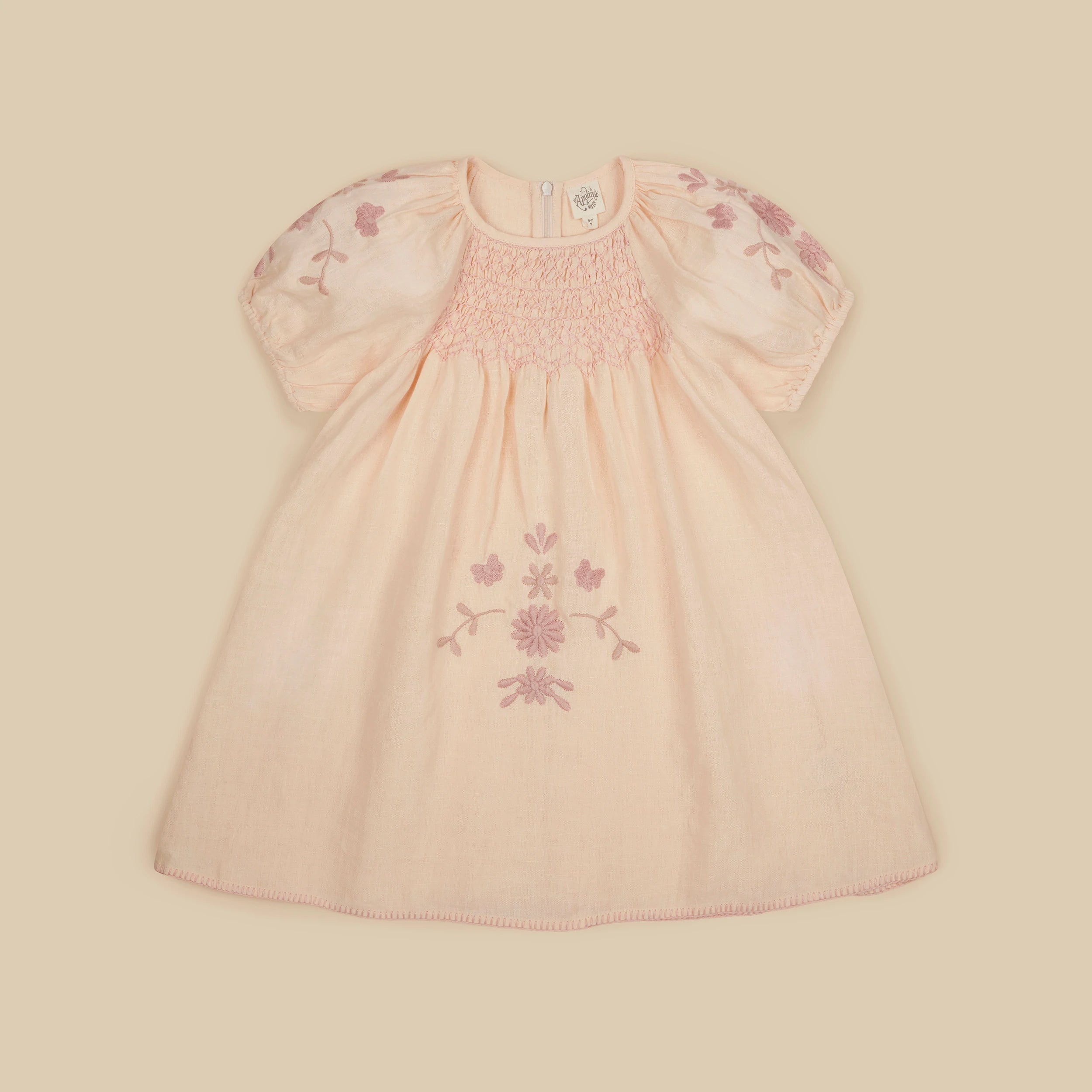 ワンピース 24Ss Apolina Maren dress wren 5-7y MAREN DRESS - SHELL | Wylder Shop