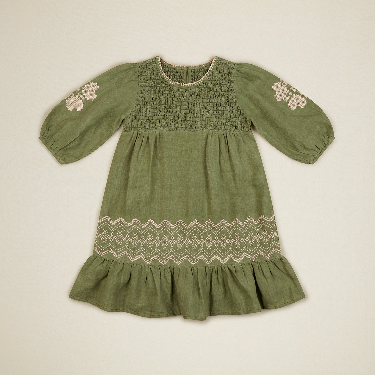 新品apolina kids patty dress 2-3y Kids Apolina Patty Dress - Cream | Garmentory
