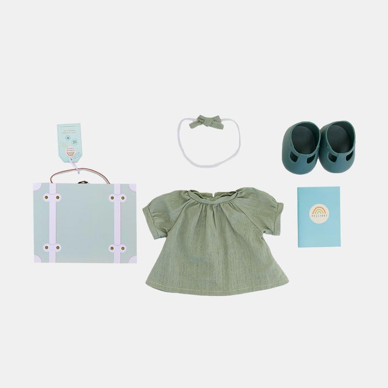 Olli Ella DINKUM DOLL TRAVEL TOGS mint Olli Ella DINKUM DOLL TRAVEL TOGS mint