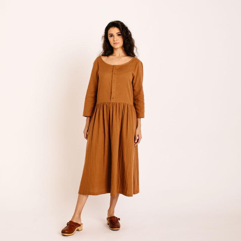 ZINNIA DRESS cinnamon