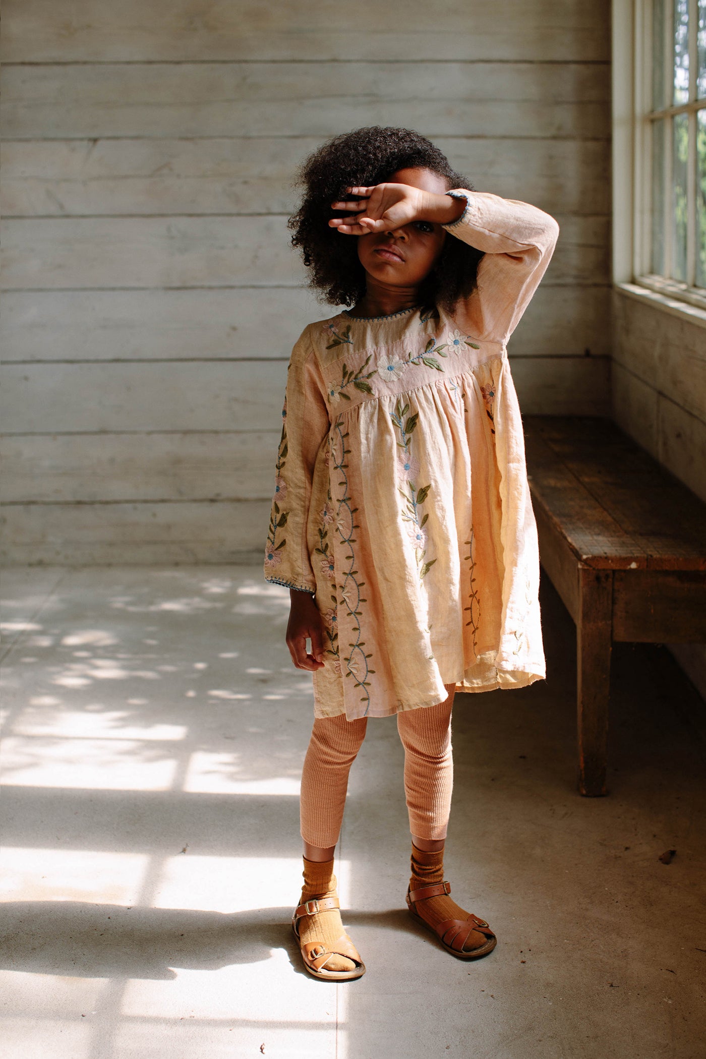 ワンピース Apolina Kids BESS DRESS PRALINE Kids Apolina Bess Dress - Praline | Garmentory