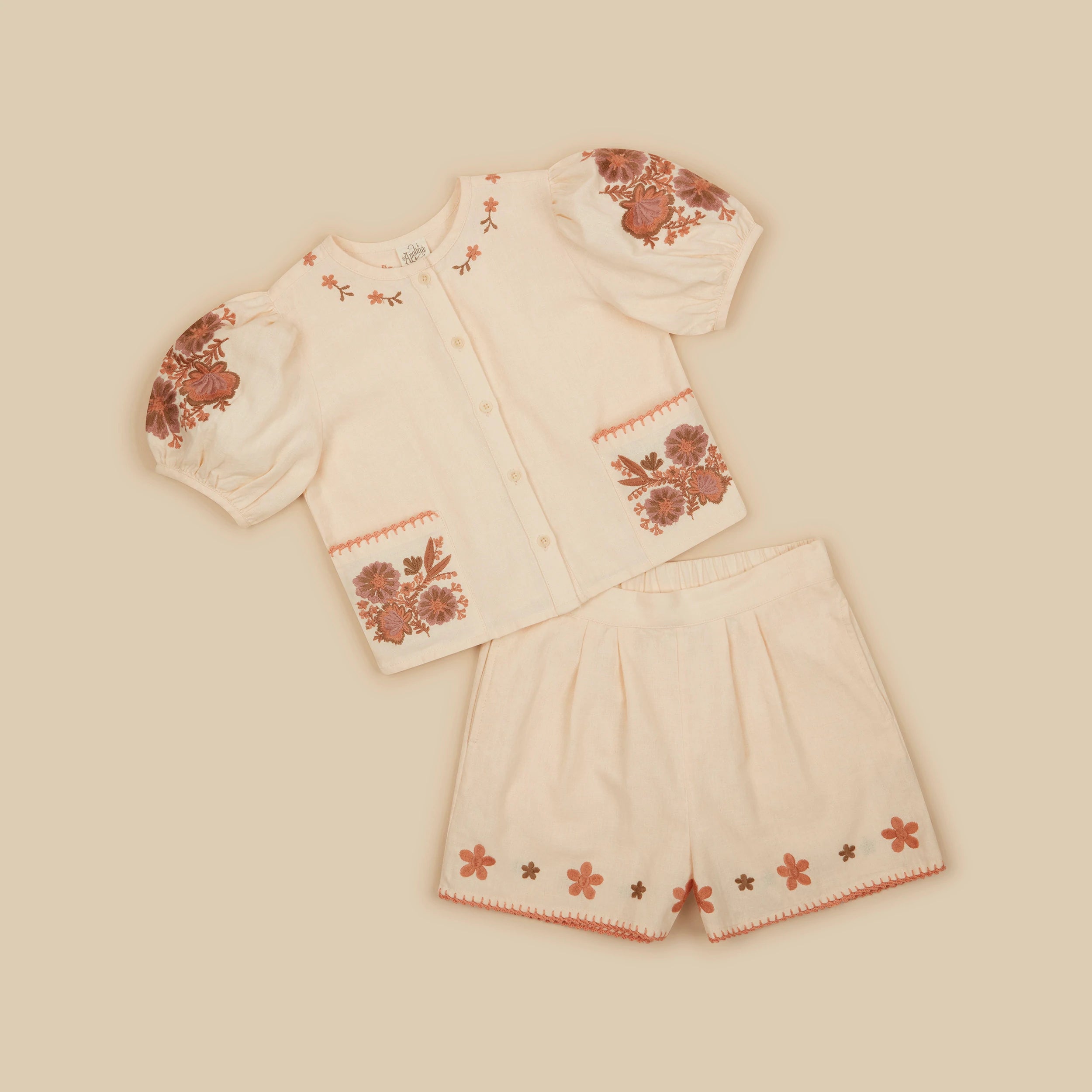 その他 Apolina Loretta Short Set 2-3Y RITA SET - SHELL | Wylder Shop