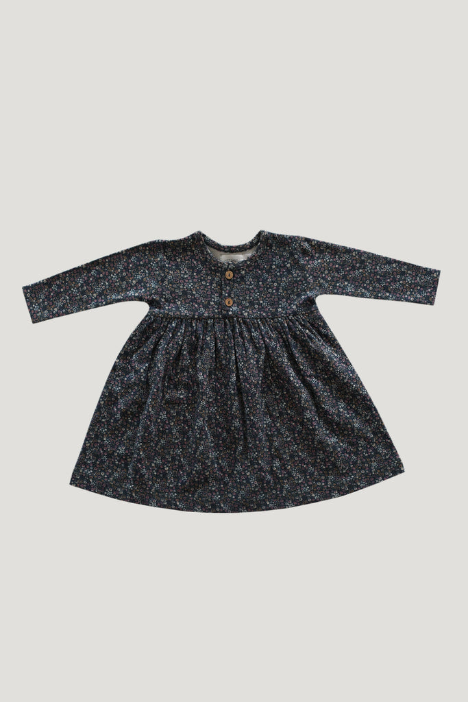 Organic Cotton Dress Winter Floral | Wylder Shop Organic Cotton Dress Winter Floral | Wylder Shop