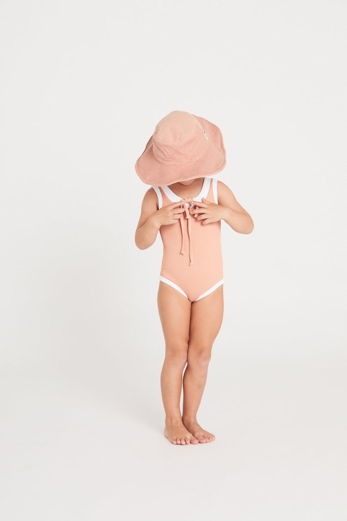 Ribbed Onepiece Terracotta