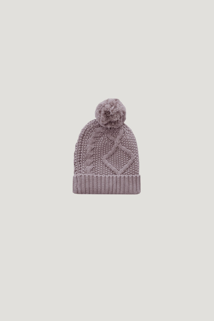 Cable Knit Hat Fawn