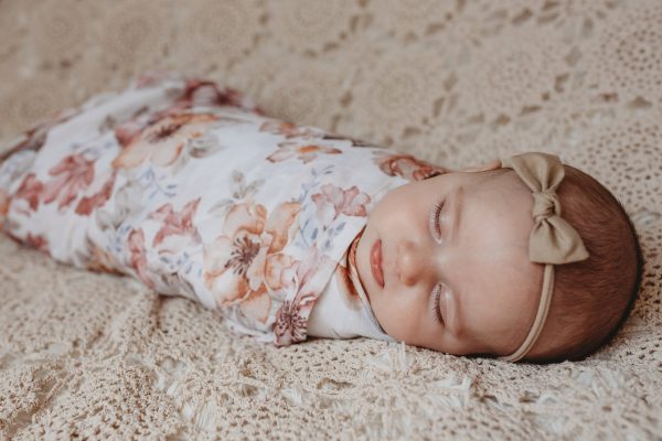 Sunset Floral Swaddle